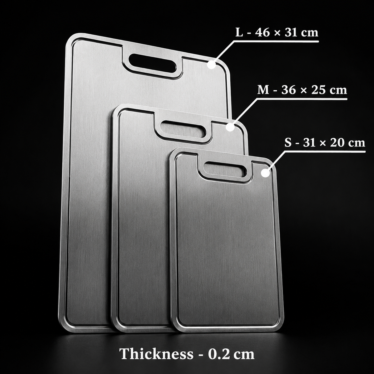 Titanium Snijplank – PFAS-vrij