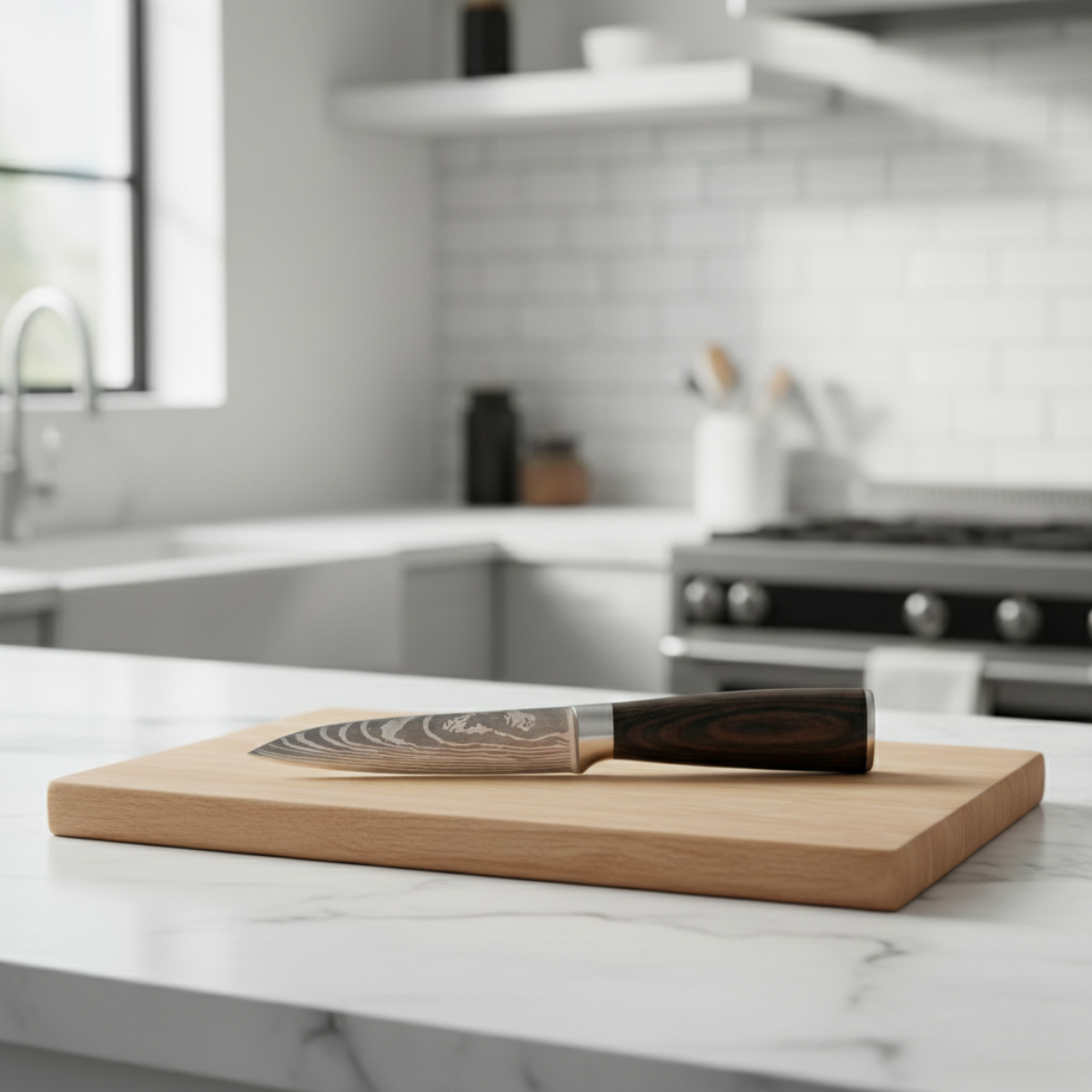 Premium universeel mes – 8 cm precisiemes