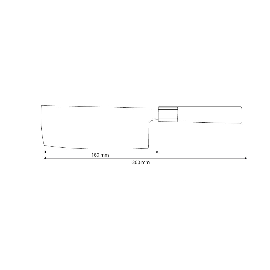 Japans koksmes – 18 cm precisiemes