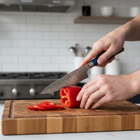 Japanse Gesmede Damascus Chef’s Mes – 7,9 inch (20 cm) Precisieblad