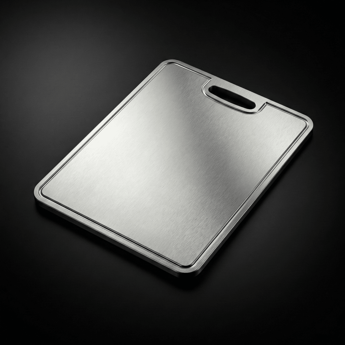 Handgehamerde titanium multi-pannenset met snijplank (5 pannen, 20–25 cm)