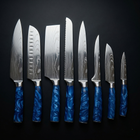 Japanse Damascus messenset – 8-delig, gebalanceerd profiel