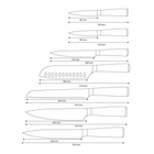 Japans messenset – precisiecollectie (7-delig)