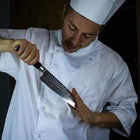 Japans gehamerd santokumes – 18 cm precisiemes