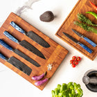 Japanse Damascus messenset – 8-delig, gebalanceerd profiel