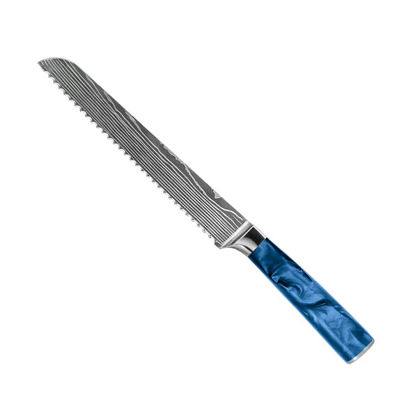 Japanse Damascus messenset – 8-delig, gebalanceerd profiel