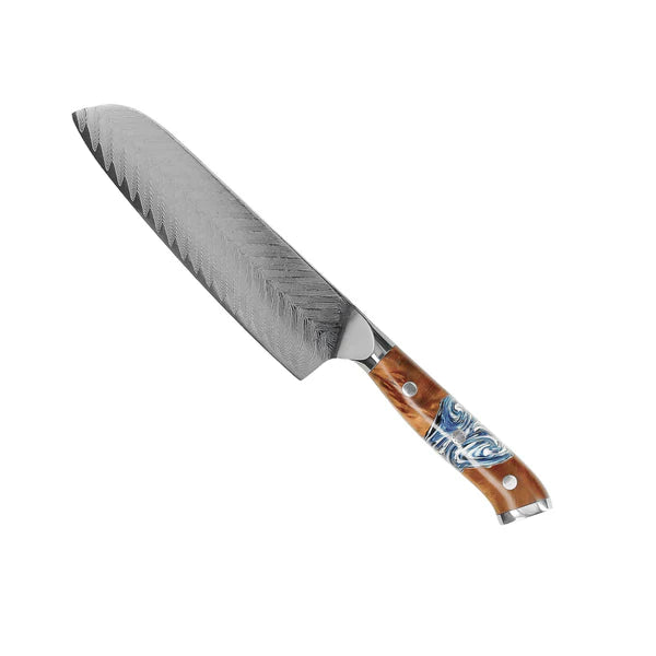 Japanse Damascus messenset – 9-delige set met veelzijdige messen