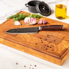 Japanse gehamerde Damascus koksmesset – 3-delige set