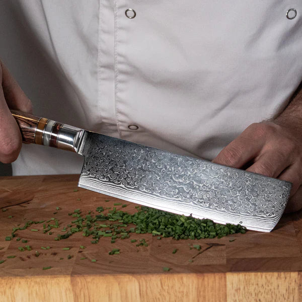 Professionele Japanse 7-delige Damascus Master messenset