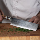 Professionele Japanse 7-delige Damascus Master messenset