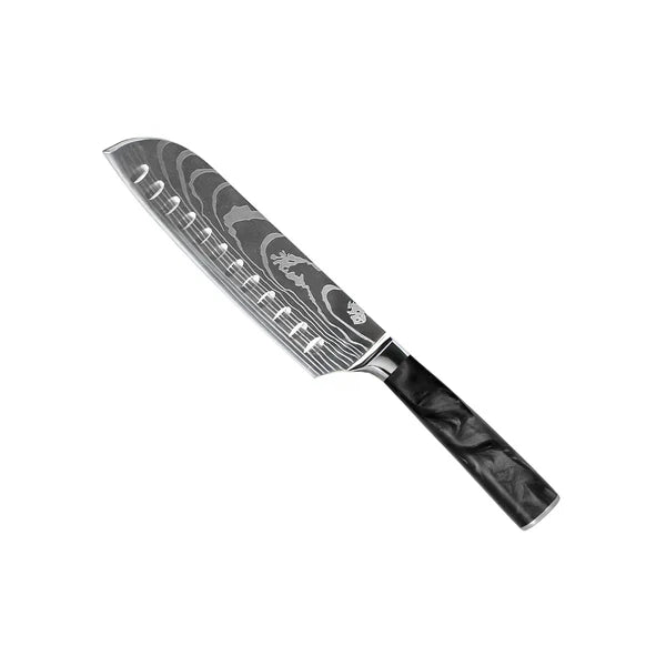 Premium Japanse Damascus Messenset – 8-delige Precisiecollectie