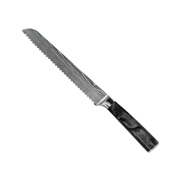 Premium Japanse Damascus Messenset – 8-delige Precisiecollectie