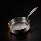 Handgehamerde titanium multi-pannenset met snijplank (5 pannen, 20–25 cm)