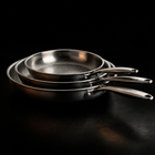 Gehamerde Titanium pannenset – 3-delig