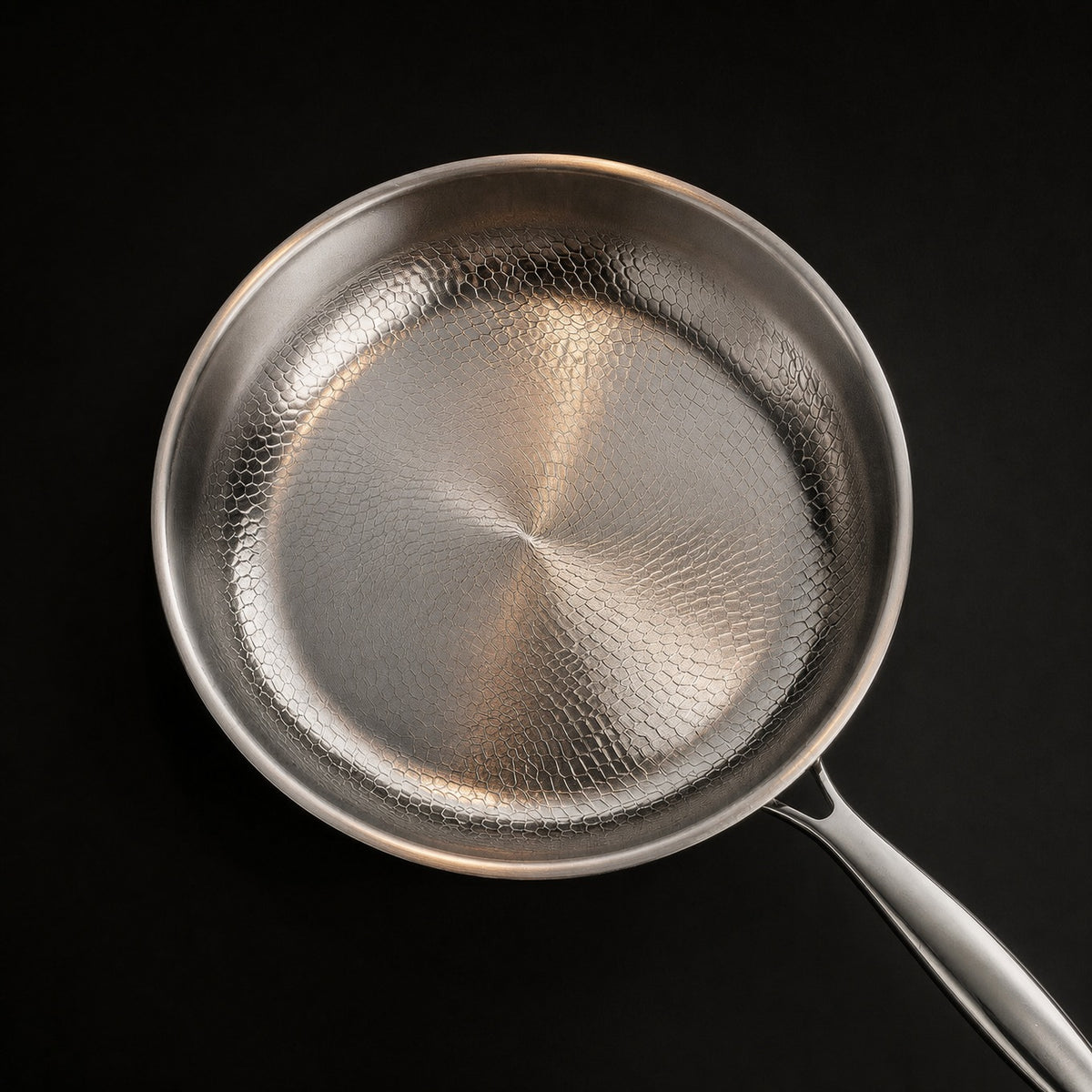 Gehamerde Titanium pannenset – 3-delig