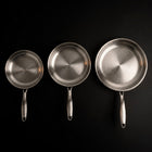 Gehamerde Titanium pannenset – 3-delig