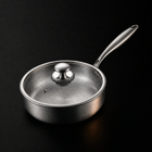 Premium kookset van handgehamerd titanium met 2 deksels (20, 23 en 25 cm)