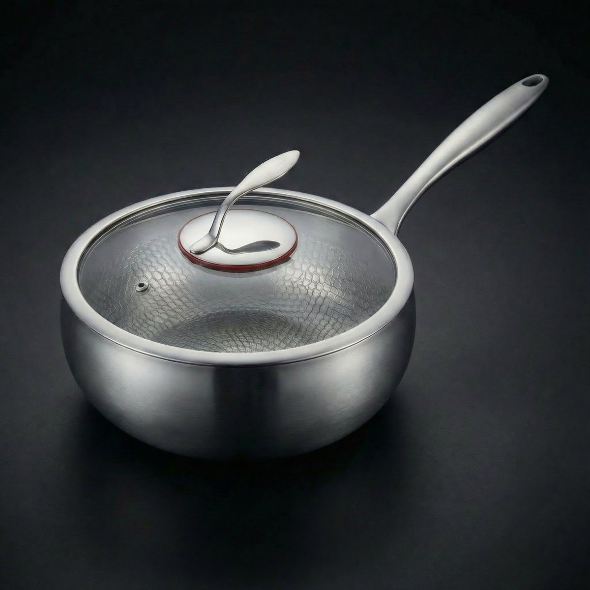Gehamerde Titanium Sauteerpan