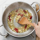 Gehamerde Diepe Titanium pan