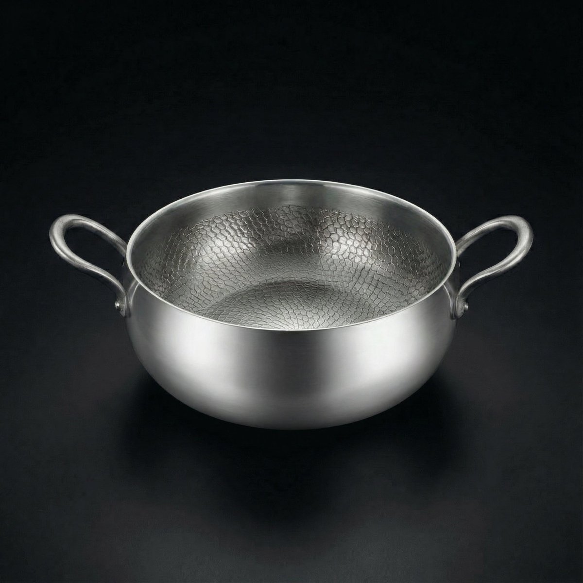 Gehamerde Diepe Titanium pan