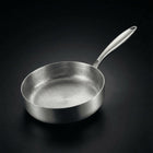 Gehamerde Titanium pan met Hoge Rand