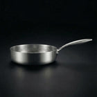 Gehamerde Titanium pan met Hoge Rand