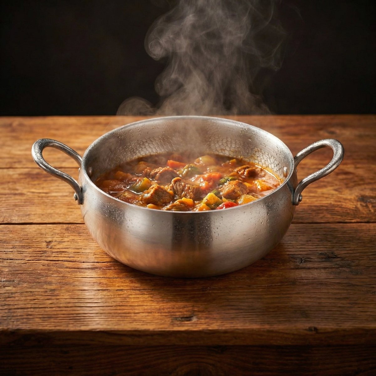 Gehamerde Diepe Titanium pan