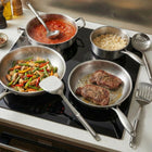 Gehamerde Titanium familieset: 4 pannen & keukengerei