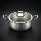 Gehamerde Diepe Titanium pan