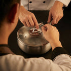 Gehamerde Titanium Sauteerpan